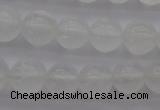 CCA353 15.5 inches 8mm round white calcite beads wholesale