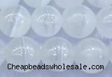 CCA530 15 inches 8mm round white calcite beads