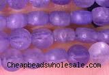 CCB1044 15 inches 4mm faceted coin tanzanite beads