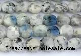 CCB1134 15 inches 4mm faceted coin K2 jasper beads