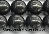 CCB1180 15 inches 14mm round shungite gemstone beads