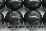 CCB1181 15 inches 16mm round shungite gemstone beads