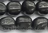 CCB1193 15 inches 9*11mm nuggets shungite gemstone beads