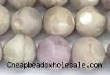 CCB1270 15 inches 10mm faceted kunzite gemstone beads