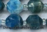 CCB1467 15 inches 9mm - 10mm faceted apatite beads