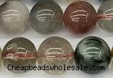 CCB1548 15 inches 10mm round mixed quartz beads