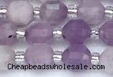 CCB1567 15 inches 5mm - 6mm faceted purple kunzite beads