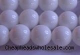 CCB403 15.5 inches 10mm round white tridacna beads wholesale