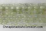 CCB817 15.5 inches 5*12mm rice New jade gemstone beads wholesale