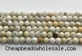 CCB820 15.5 inches 8mm round ivory jasper gemstone beads wholesale