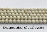 CCB823 15.5 inches 10mm round ivory jasper gemstone beads wholesale