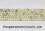 CCB828 15.5 inches 6mm round ivory jasper gemstone beads wholesale