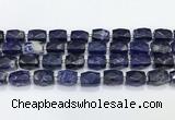 CCB889 11*15mm-12*16mm faceted cuboid sodalite beads wholesale