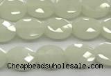 CCB919 15.5 inches 6*8mm faceted oval luminous beads