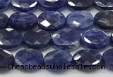 CCB928 15.5 inches 6*8mm faceted oval sodalite beads