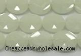 CCB933 15.5 inches 8*10mm faceted oval luminous beads