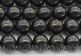 CCB964 15 inches 4mm round shungite gemstone beads wholesale