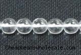 CCC259 15.5 inches 10mm round grade A natural white crystal beads