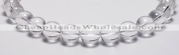 CCC33 15.5 inches 20mm round synthetic white crystal beads