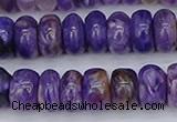 CCG117 15.5 inches 5*9mm rondelle charoite gemstone beads