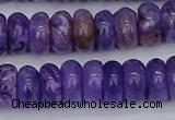 CCG122 15.5 inches 5*9mm rondelle charoite gemstone beads