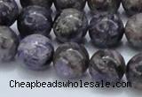 CCG23 15.5 inches 14mm round natural charoite gemstone beads