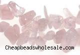 CCH09 32 inches rose quartz chips gemstone beads wholesale