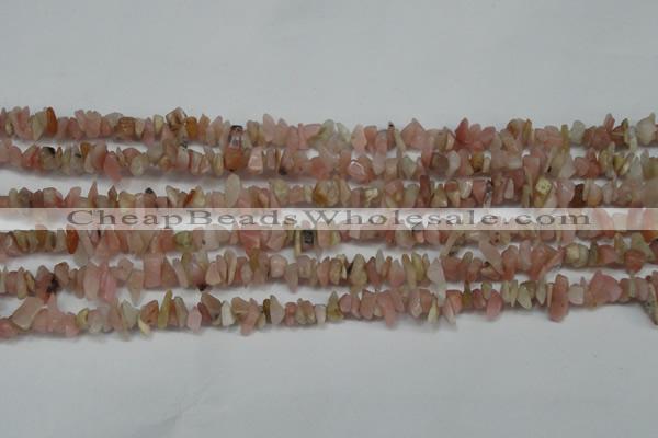 CCH202 34 inches 3*5mm pink opal chips gemstone beads wholesale