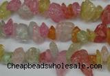 CCH261 34 inches 4*6mm synthetic crack crystal chips beads wholesale