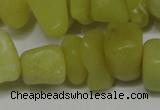 CCH273 34 inches 8*12mm olive jade chips gemstone beads wholesale