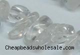 CCH290 34 inches 8*12mm white crystal chips gemstone beads wholesale