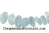 CCH43 16 inches aquamarine chips gemstone beads wholesale