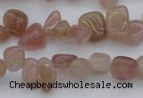 CCH621 15.5 inches 6*8mm - 10*14mm strawberry quartz chips beads