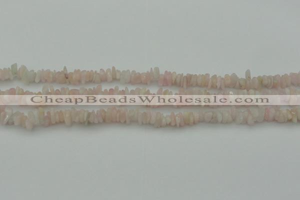 CCH656 15.5 inches 5*8mm - 6*10mm morganite gemstone chips beads