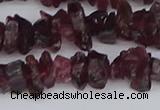 CCH704 15.5 inches 4*6mm - 6*8mm purple garnet chips beads