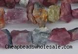 CCH707 15.5 inches 6*8mm - 10*14mm watermelon tourmaline chips beads