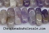 CCH710 15.5 inches 5*10mm - 5*15mm dogtooth amethyst chips beads