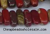 CCH716 15.5 inches 5*10mm - 5*15mm apple jasper chips beads