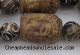 CCJ236 15.5 inches 22*28mm carved buddha China jade beads