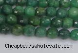 CCJ410 15.5 inches 4mm faceted round west African jade beads