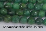 CCJ411 15.5 inches 6mm faceted round west African jade beads