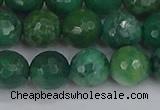 CCJ413 15.5 inches 10mm faceted round west African jade beads