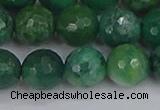 CCJ414 15.5 inches 12mm faceted round west African jade beads