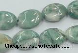 CCJ50 15.5 inches 13*18mm oval African jade gemstone beads