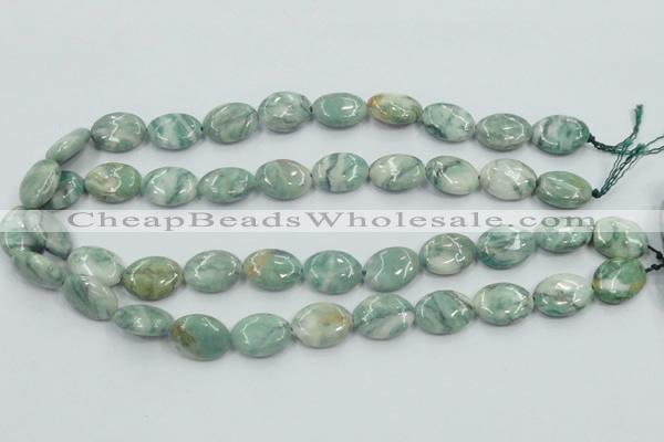 CCJ50 15.5 inches 13*18mm oval African jade gemstone beads