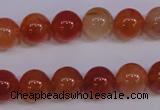 CCL04 15 inches 10mm round carnelian gemstone beads wholesale