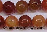 CCL07 15 inches 16mm round carnelian gemstone beads wholesale