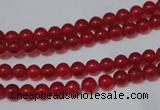 CCN05 15.5 inches 4mm round candy jade beads wholesale