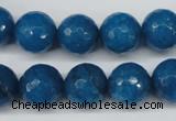 CCN1205 15.5 inches 14mm faceted round candy jade beads wholesale