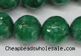 CCN1228 15.5 inches 18mm faceted round candy jade beads wholesale